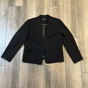 talbots women’s black suit blazer